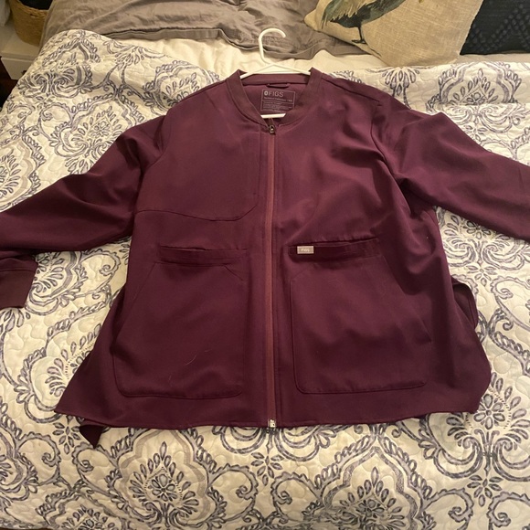 Figs deep purple Bellary jacket. - Picture 1 of 3